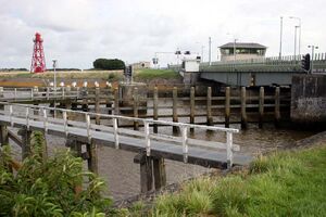 Niederlande - Den Oever - Schleuse.JPG