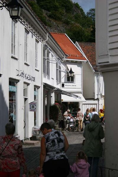 Datei:Norwegen - Mandal - Ortskern.jpg