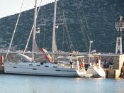 Südlicher Teil Hafen Platys Gialos Länsseits nur bei starkem Nordwind, sonst Mooring