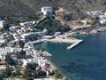 Hafen von Tilos von oben